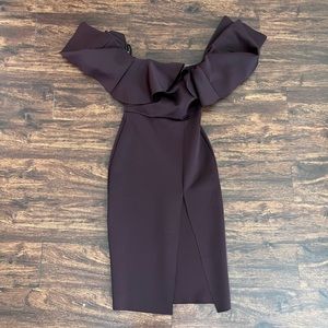 SZ 4, Purple Bodycon, Strapless Dress